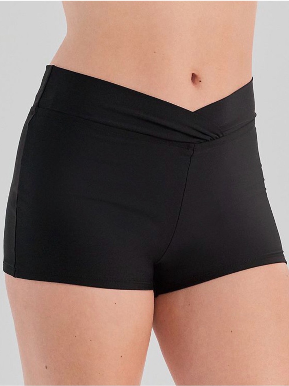 Women's Freshwater Crossover Banded Boyshort Swim Bottoms Size XL